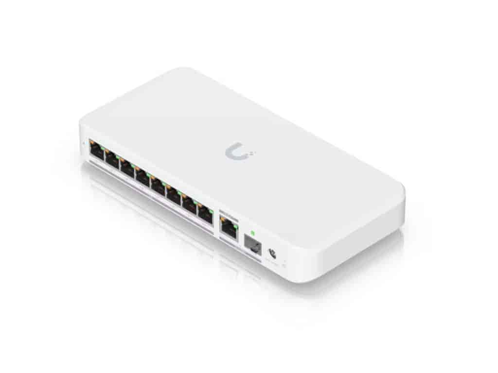 UBIQUITI Flex 2.5G PoE 8-port 2.5 GbE PoE++ Switch with a 10 GbE RJ45/SFP+