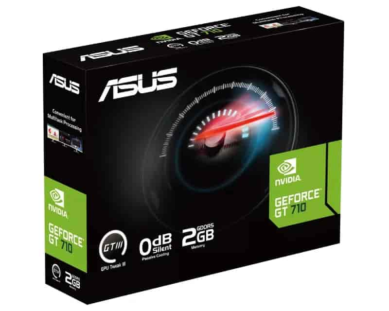 ASUS nVidia GeForce GT 710 2GB 64bit GT710-SL-2GD5-BRK-EVO