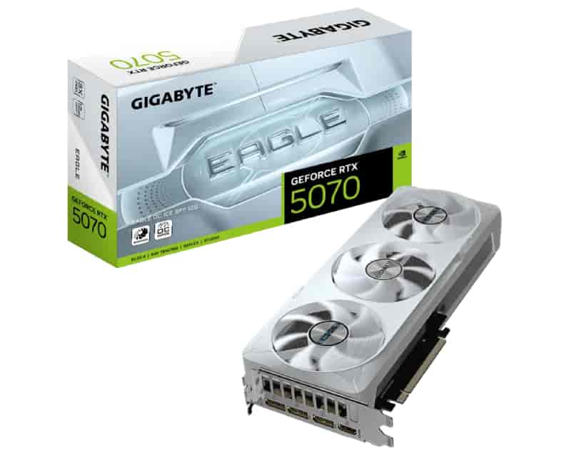 nVidia GeForce RTX 5070 EAGLE ICE 12GB 192bit GV-N5070EAGLEOC ICE-12GD rev. 1.0