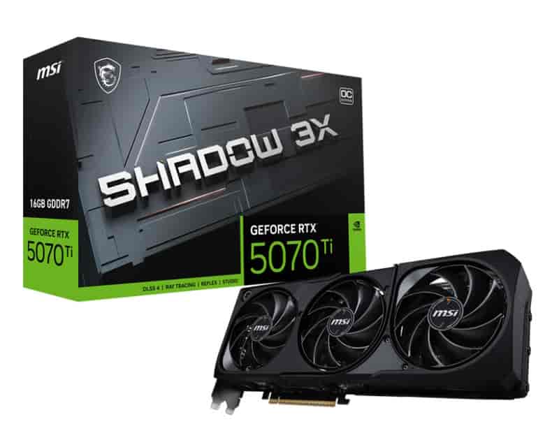 nvidia RTX 5070 Ti 16G 256bit GeForce RTX 5070 Ti 16G SHADOW 3X OC
