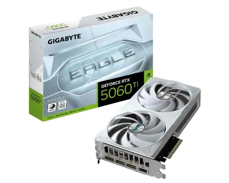 nVidia GeForce RTX 5060 Ti EAGLE 8GB 128bit GV-N506TEAGLEOC ICE-8GD rev. 1.0