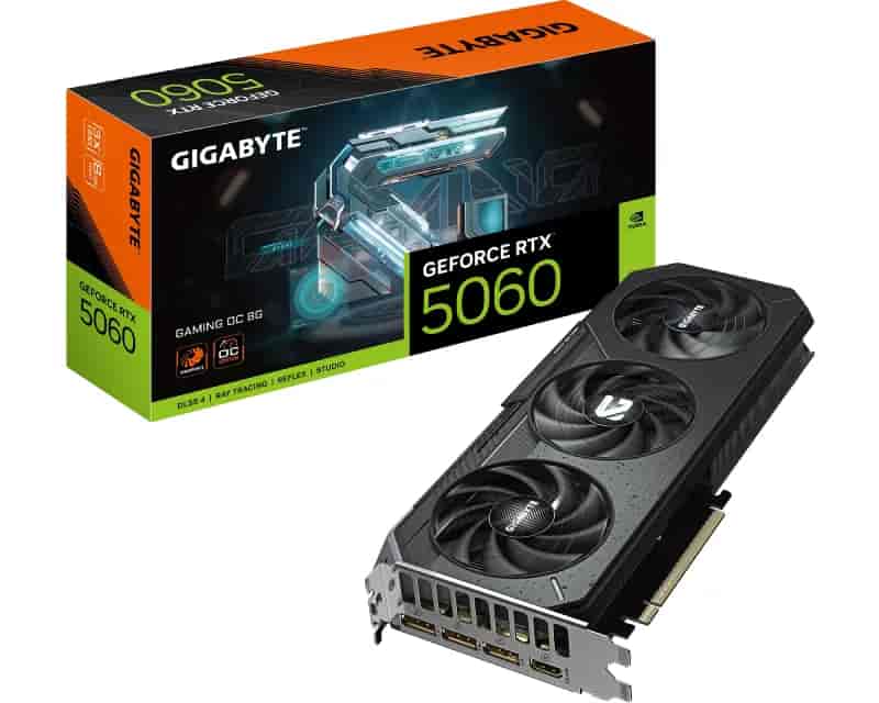 nVidia GeForce RTX 5060 GAMING 8GB 128bit GV-N5060GAMING OC-8GD rev. 1.0