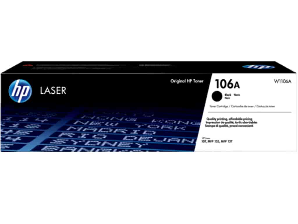 HP 106A Black Original Laser Toner Cartridge/G0
