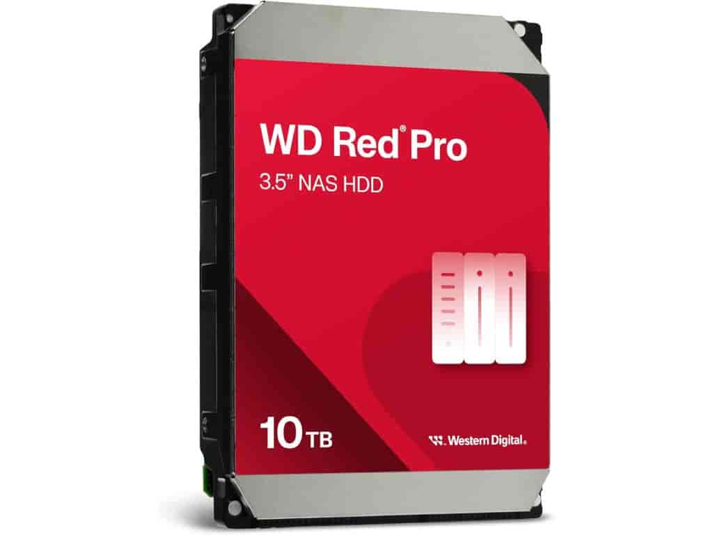 WD RED PRO NAS HDD 10TB, 3.5&#34, 7200 rpm, 512MB cache, up to 267MB/s transfer rate