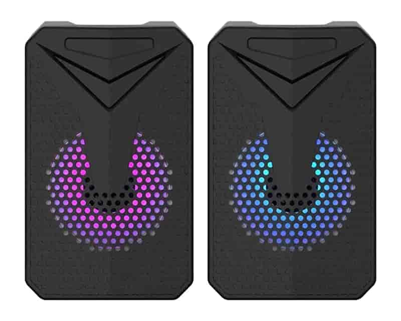 AOAS E-005 USB RGB zvučnici crni