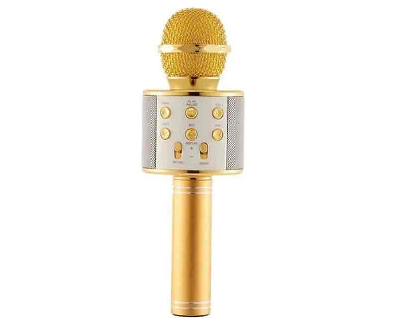 WSTER Karaoke Bluetooth Mikrofon 858L zlatni