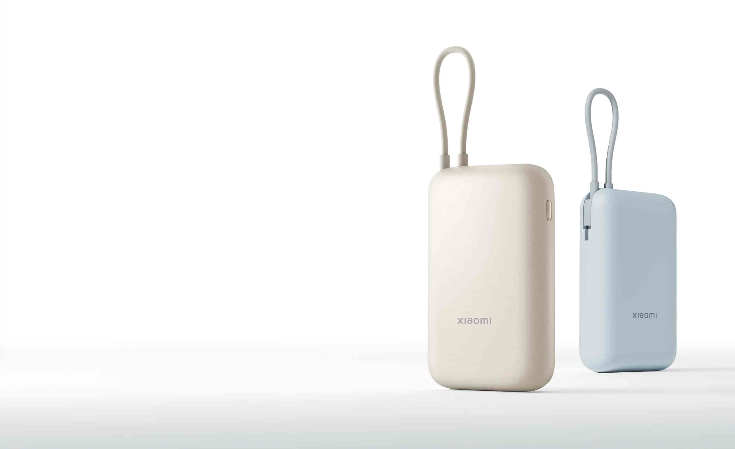 Xiaomi Power Bank 10000mAh (Integrated Cable) Ice Blue GL
