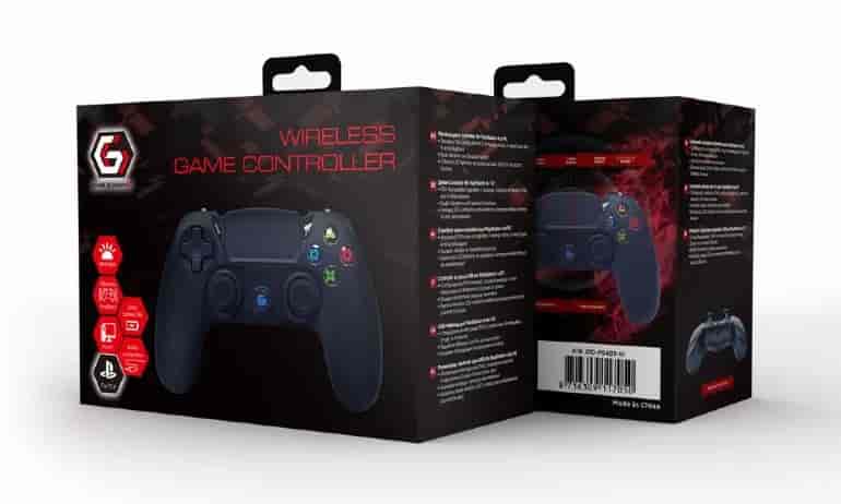 Wireless game controller for PlayStation CRNI JPD-PS4BT-01-BK