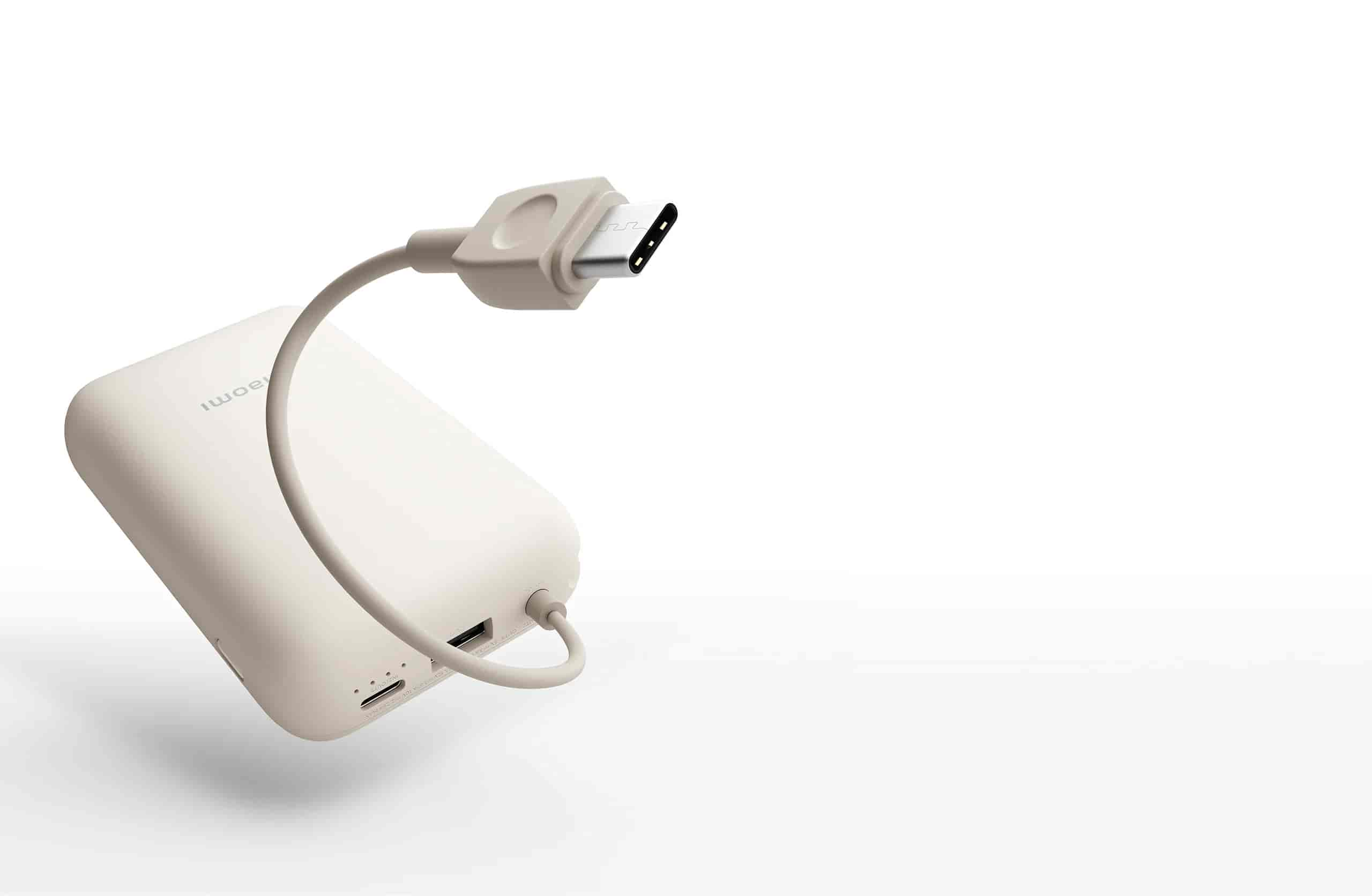Xiaomi Power Bank 10000mAh (Integrated Cable) Tan GL