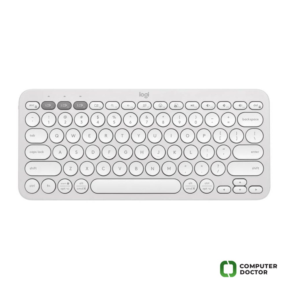 K380s Bluetooth Pebble Keys 2 US bela tastatura