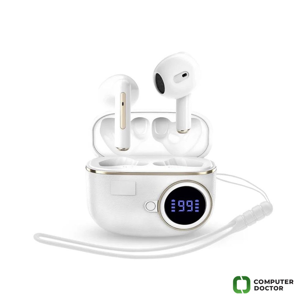 White Chargeview TWS Bežične slušalice bele (M50048)