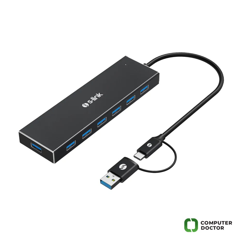S-Link HUB SW-U317 USB 3.0 7 Port