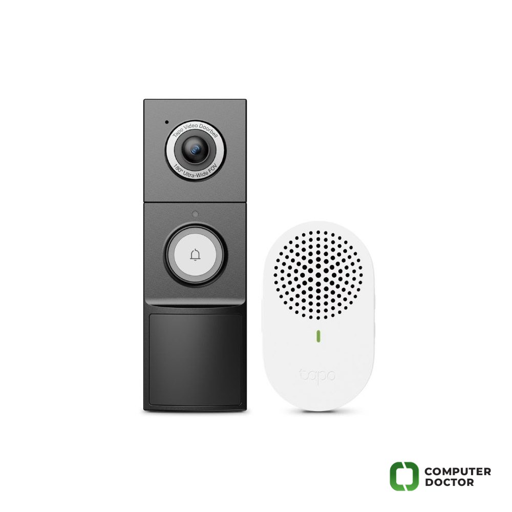 TP-LINK TAPO D235 Video Doorbell Camera 2K 5MP Head-to-Toe View, Smart AI Detection