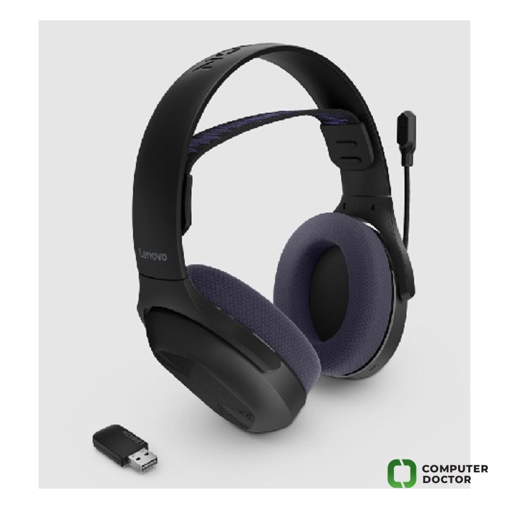 Legion H410 Wireless gejmerske slusalice, 2 tipa povezivanja: low latency 2.4GHz ili Bluetooth 5.2, 40 mm zvucnici, ON-EAR kontrola, Kompatabile sa: PC, Legion Go, PS5™, Nintendo Switch, Steam Deck