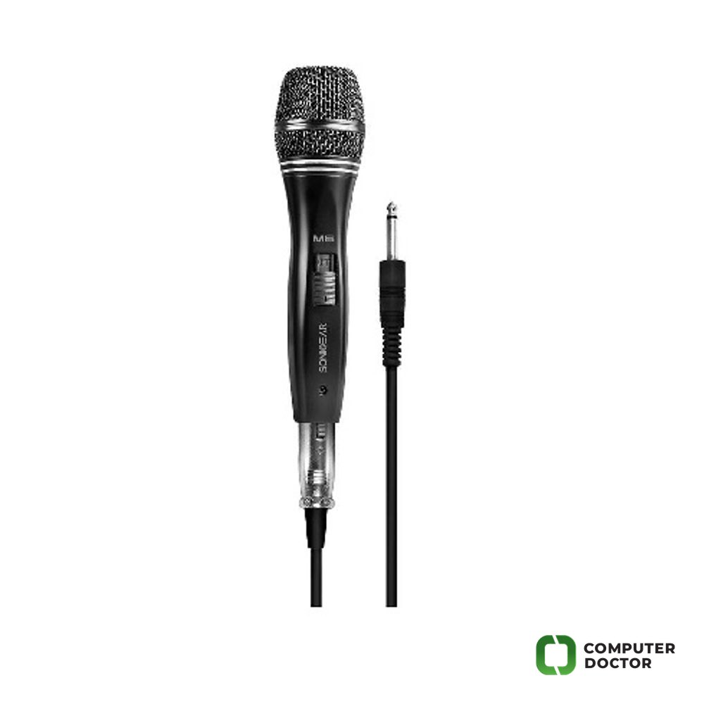 M6, zicani metalni mikrofon, Frekvencija: 200Hz - 10Khz, Konekcija: 6.5mm Jack, Duzina kabla:  6m, Boja: Crna