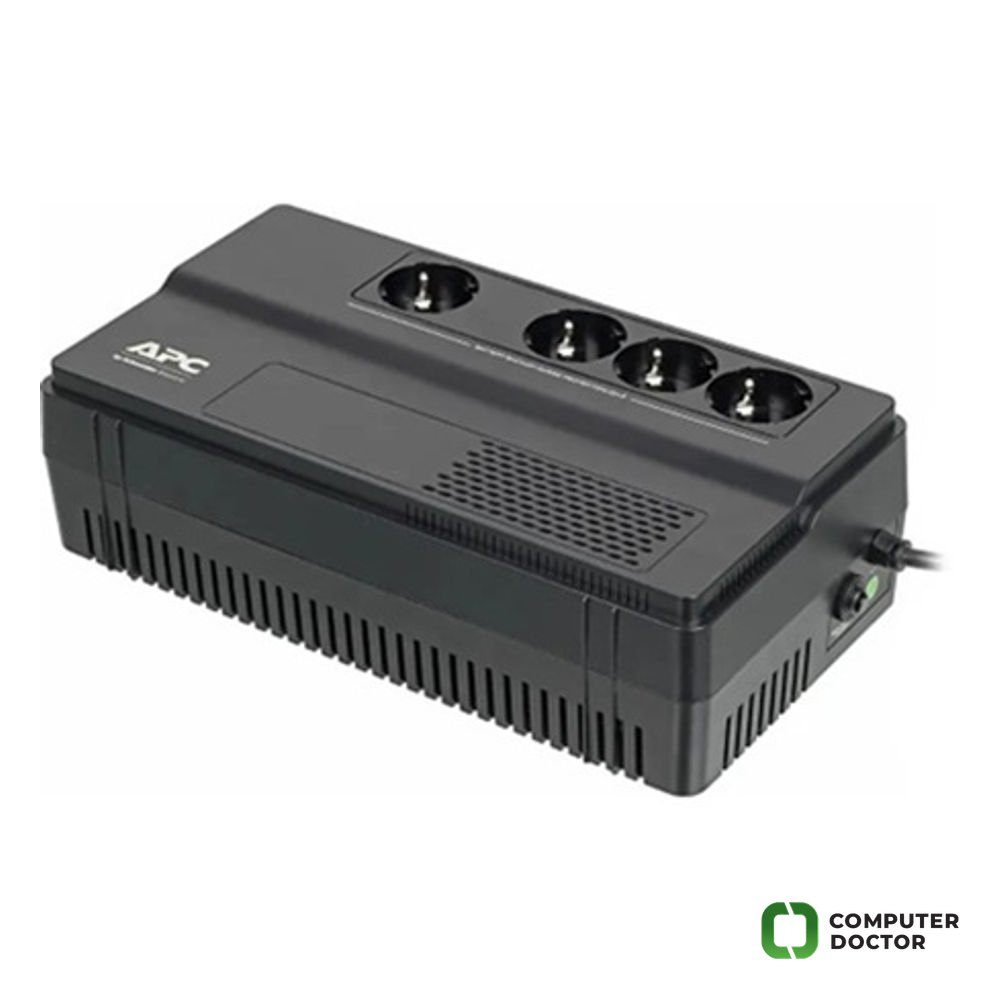EASY UPS BV1000I-GR (600W, 1000VA, Floor/Wall Mount, Line interactive, AVR, Input voltage range 170-280V 230 V AC 1 phase, 4 x Schuko Sockets)