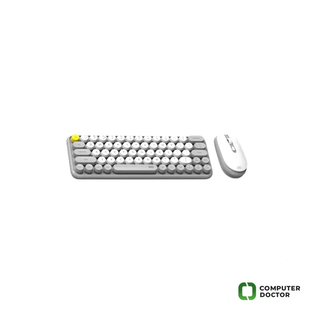 FANTECH SET BEZICNI MIS I TASTATURA WK896 SIVO-BIJELA