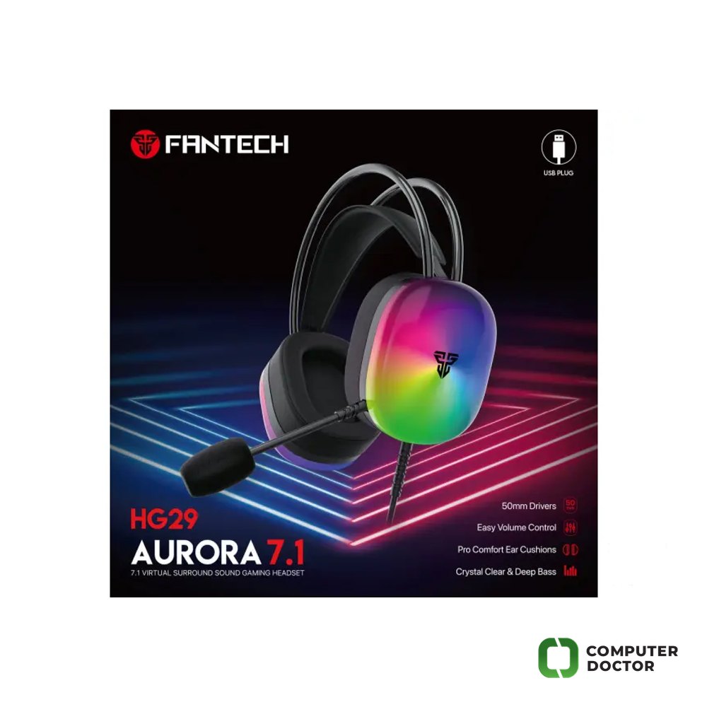 FANTECH 7.1 AURORA HG29 CRNE