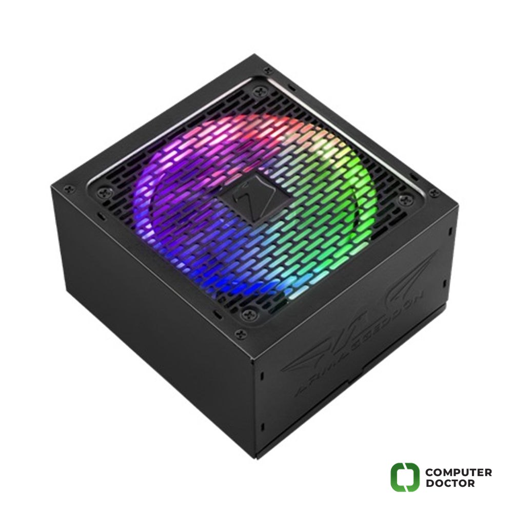 VOLTRON D600 RGB, Bronze, 120mm RGB Ventilator,115V~230Vac, 1 x ATX 20PIN + 4 PIN, 1 x ATX CPU 4PIN + 4PIN, 1 x PCI-E 6+ 2 PIN, 1 x SATA+SATA+L4P+S4P 600W