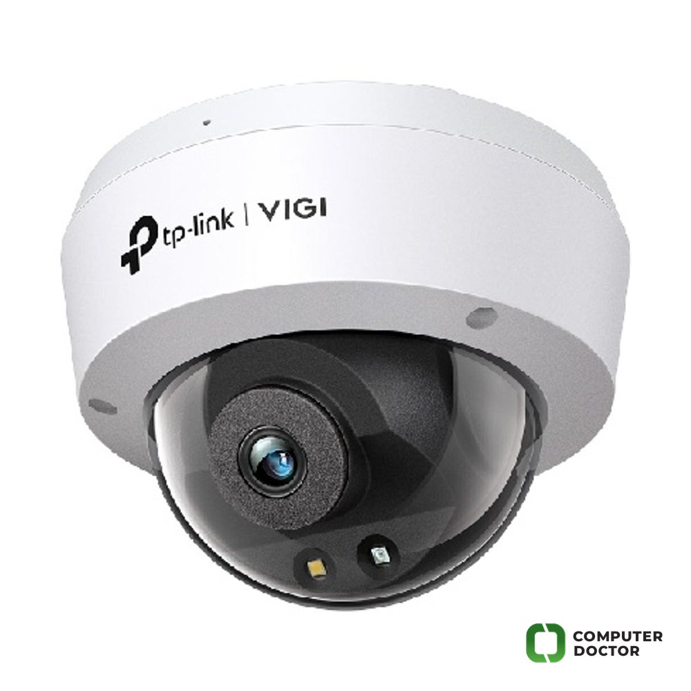 VIGI C250-2.8mm dome IP kamera 5-megapix (2880x1620) H.265+ outdoor IP67, antivandal IK10, dan-noć smart IR LED 30m, ONVIF, AI smart detect, DWDR, 3D DNR, H/V/D 109°/57°/128°, 3 main & 3 sub-streams, PoE/DC