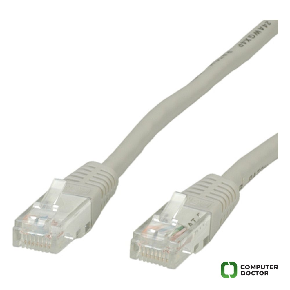 Value patch cable, Cat. 6, U/UTP, gray, 3m