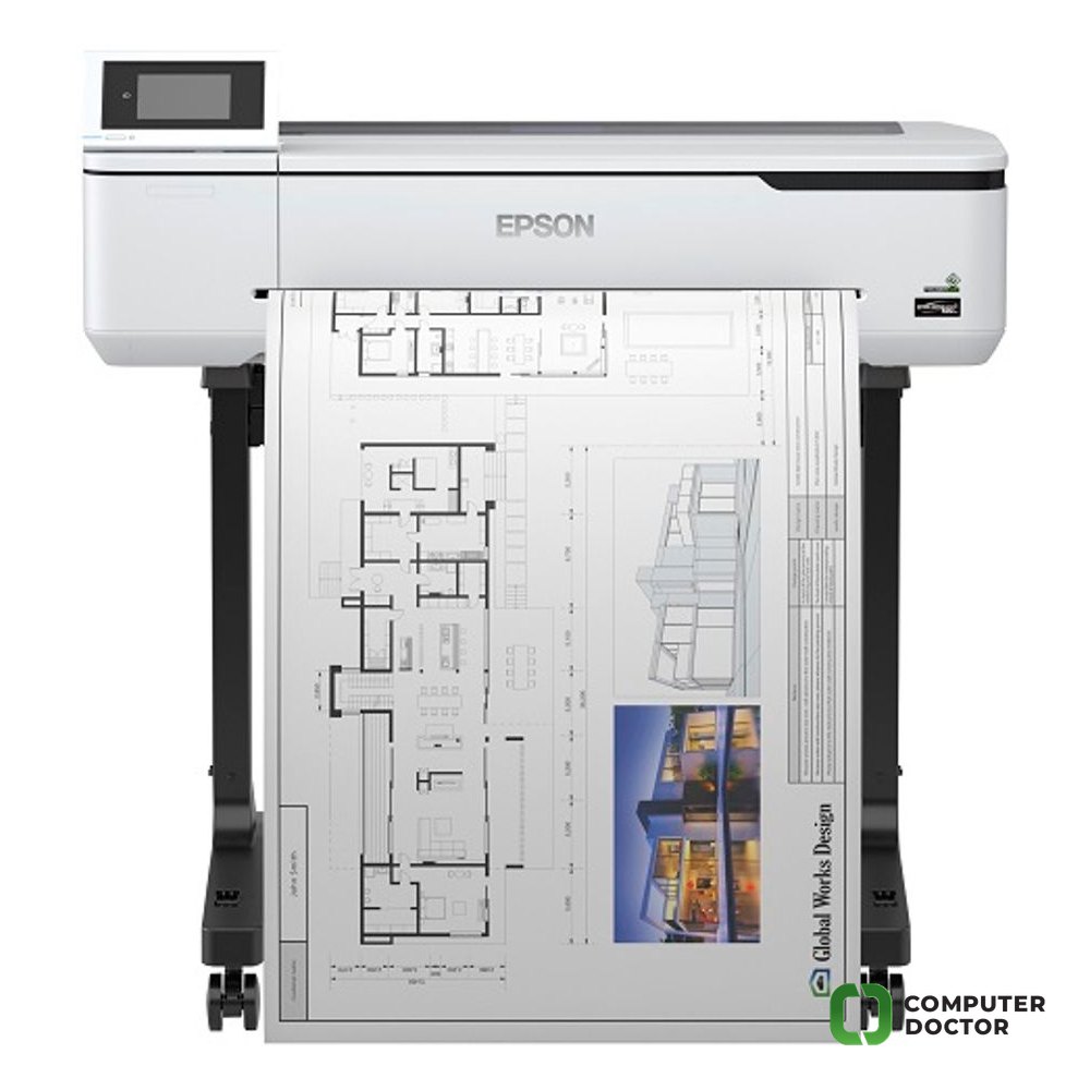 SureColor SC-T3100 24" 4 color ploter,2.400 x1.200 dpi,Colour Touchscreen,Direct scan-to-print without PC, Memory 1GB, Auto Sheet Feeder, Auto cutter, Roll Paper, Gigabit ethernet interface,Wi-Fi Direct,USB 3.0,Wireless LAN IEEE 802.11b/g/n,Printer stand