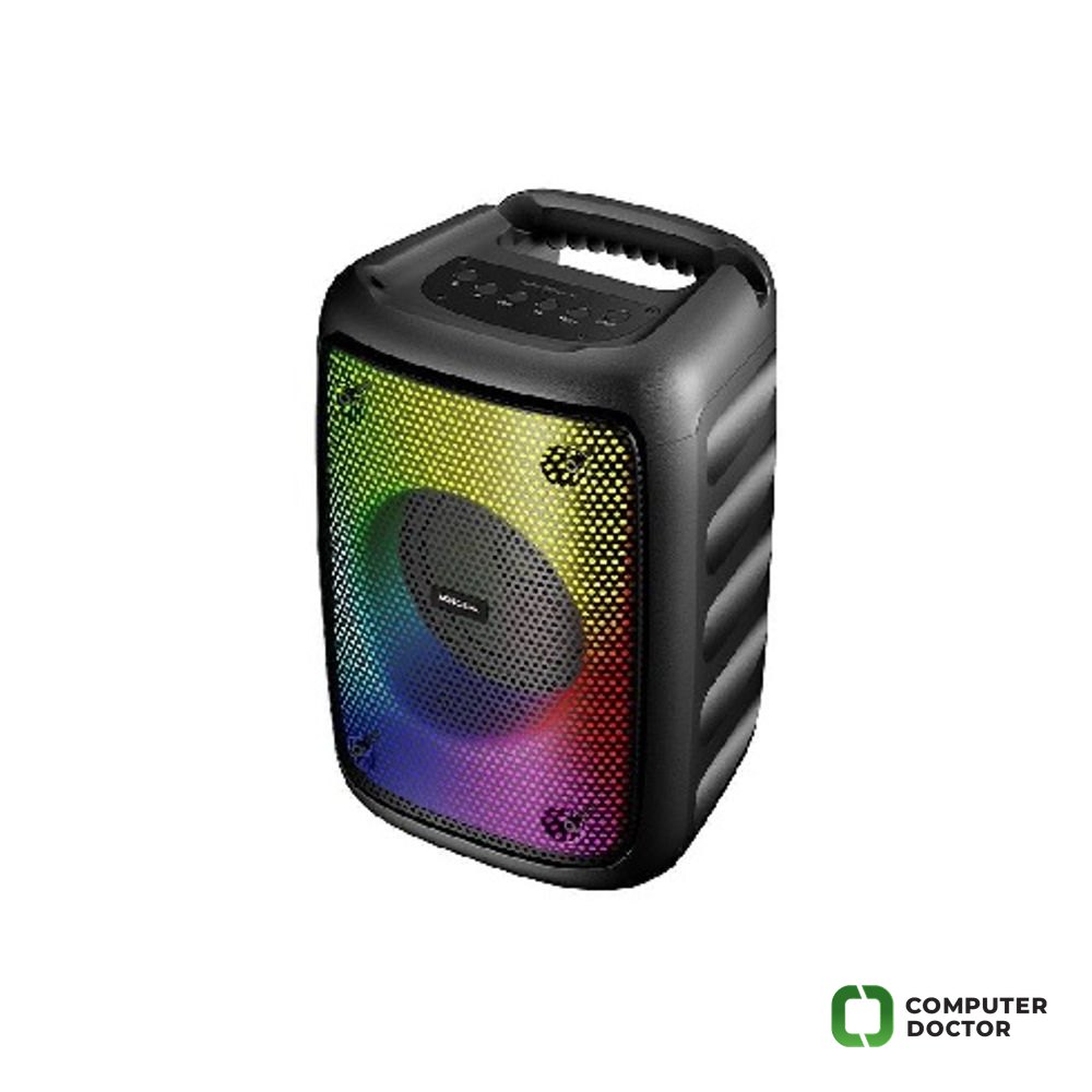 AudioX Pro 500 HD, BT RGB zvucnik, Snaga: 20W,FM RADIO, BT, AUX in, USB, Zvucnik: 1 x 4", domet do 10m, 2400mAh / 3.7V baterija
