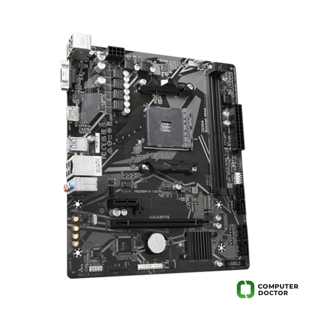 (AM4) A520M K V2/sAM4, AMD A520, 2xDDR4, PCI Express x16, PCI Express x1, M.2 slot, (VGA) D-Sub, HDMI, GLan, RAID 0 1 10, Micro ATX Form/