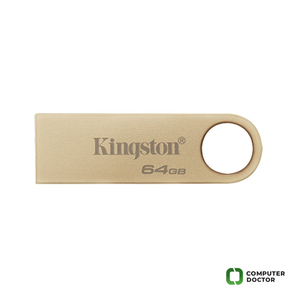 64GB DataTraveler SE9 G3 Elegance and functional metal gold casing, USB 3.2 Gen 1 up to 220/100MB/s