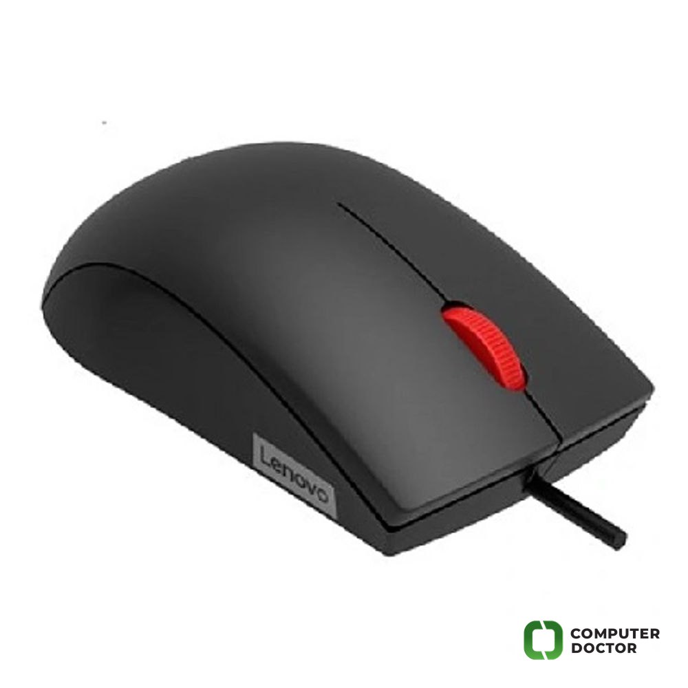Lenovo 120 Opticki mis, Rezolucija:1600 DPI, Broj tastera: 3, Duzina kabla: 1,5 m, Boja: Crna