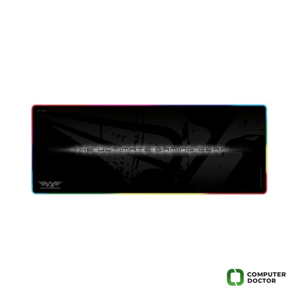 27 AS-33R, RGB gejmerska podloga za mis, 11 modova led osvjetljenja, dimenzije: 790mm x 300mm x 3mm, Tezina: 660g, USB