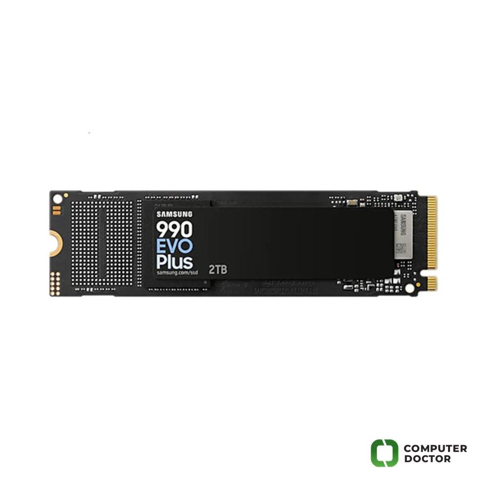SSD M.2 NVMe 2TB (2280) Samsung 990 EVO Plus, V-NAND TLC, PCIe Gen 4.0 x4 / 5.0 x2, Sequential Read Speed up to 7250 MB/s, Write up to 6300 MB/sec*Performance may vary based on system hardware & configuration