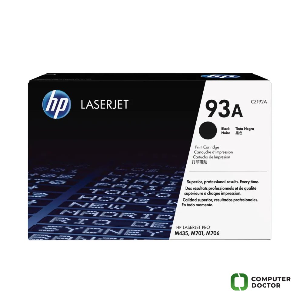 HP 93A Black Original LaserJet Toner Cartrid