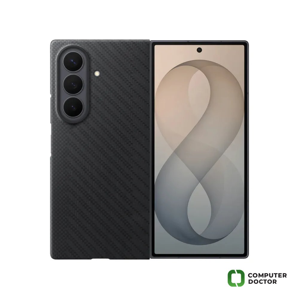 Samsung EF-KF976SBEGWW Galaxy Z Fold8 Ultra Karbonska magnetna futrola Black