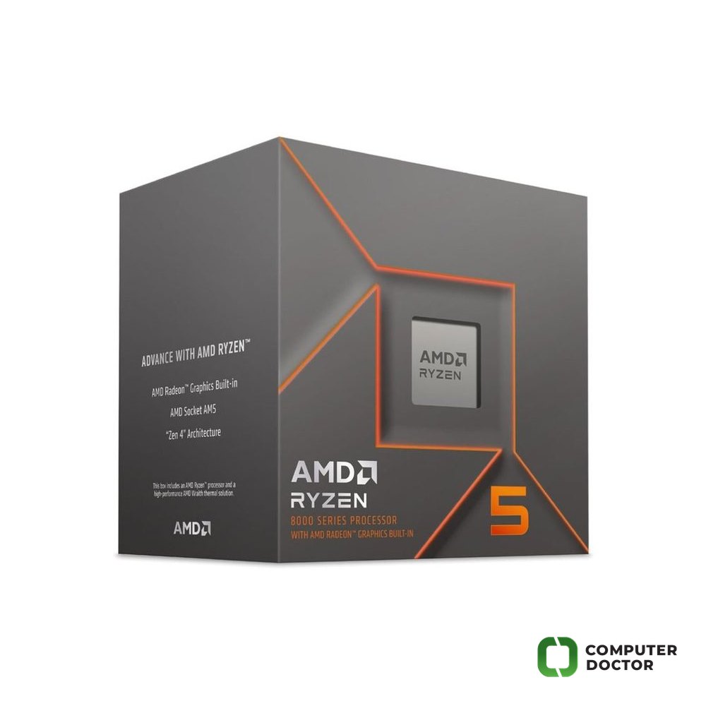 AMD Ryzen 5 8500G, 3.5GHz/5.0GHz Max, 6C/12T, AM5, 16MB L3 cache, Wraith Stealth, AMD Radeon 740M