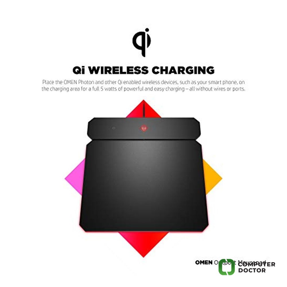 HP OMEN Outpost charging mouse pad