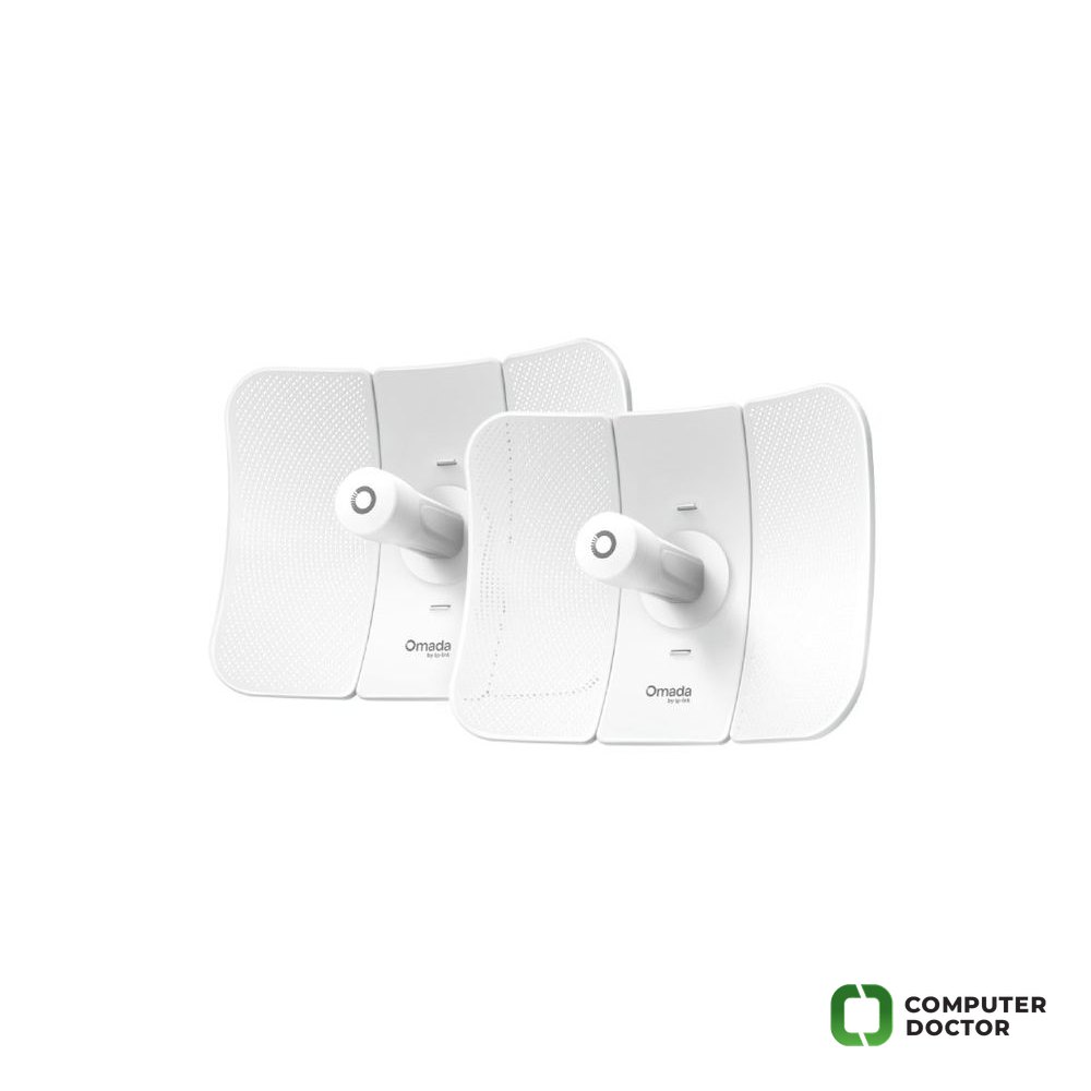 TP-LINK Beam Bridge 5 UR KIT Omada 5GHz 867Mbps Ultra-Range Indoor/Outdoor Wireless Bridge, 15 km