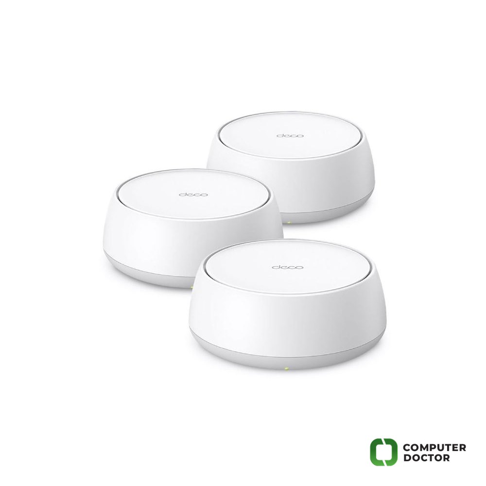 TP-LINK Deco BE25(3-pack) BE5000 Whole Home Mesh WiFi 7 System, 2 2.5 Gbps ports