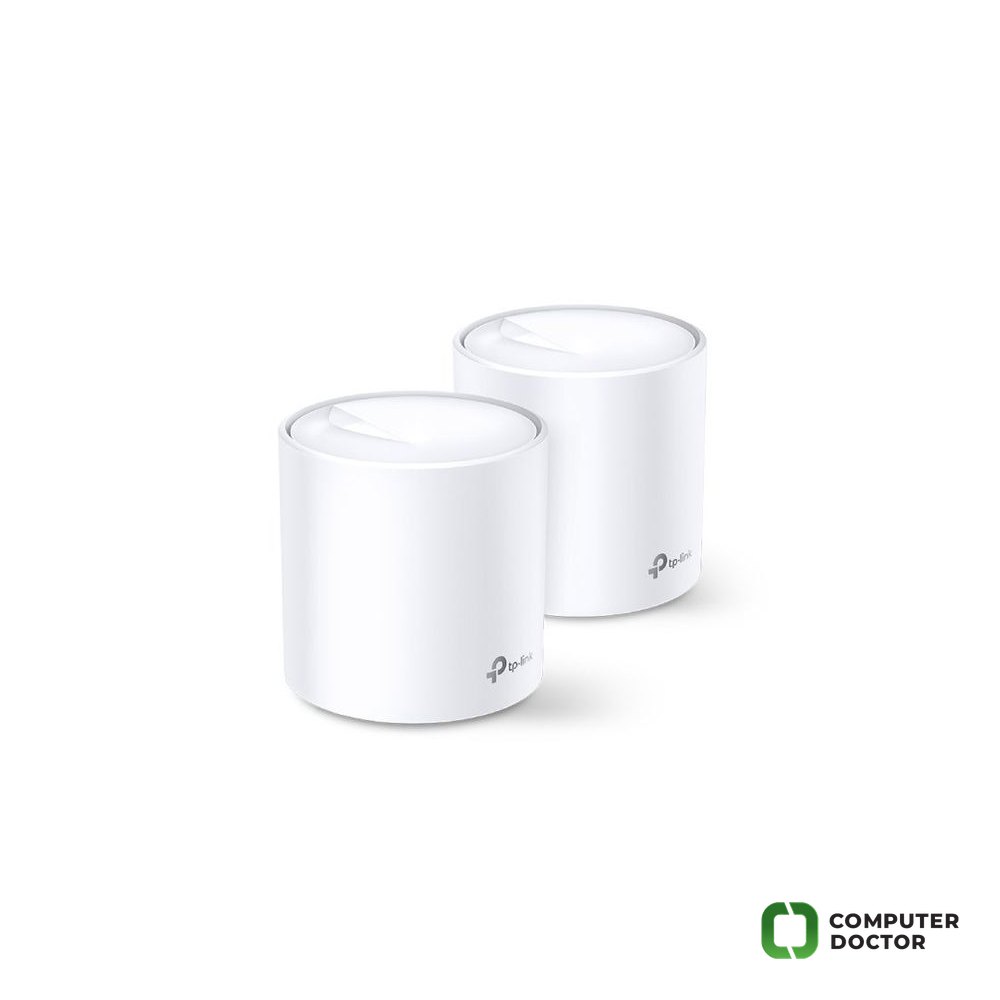 TP-LINK DECO X60(2-PACK) AX3000 Whole Home Mesh Wi-Fi 6 System up to 460 m2