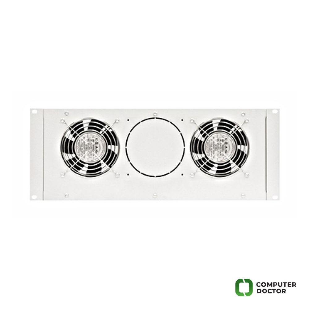 Schrack 19" krovni ventilatorski panel: 2 ventilatora i termostat