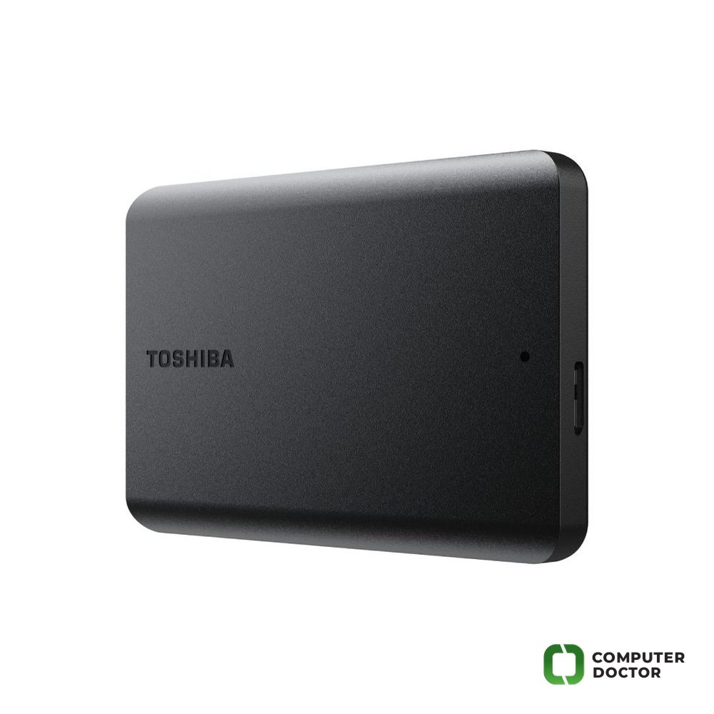 TOSHIBA Eksterni HDD 4TB, USB 3.2 Gen 1, 2.5" CANVIO Basics, Black, Matt finish