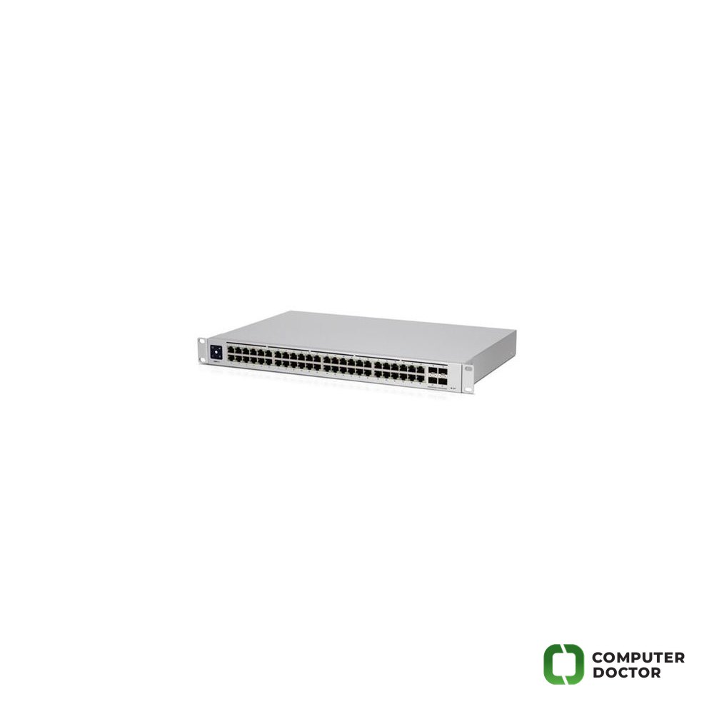 UBIQUITI UniFi USW-PRO-48, 48-Port Gigabit Switch with Layer3 Features and 10G SFP+