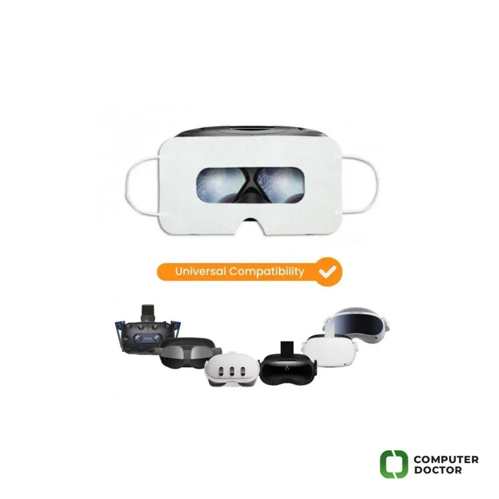Universal VR disposable snap-on mask