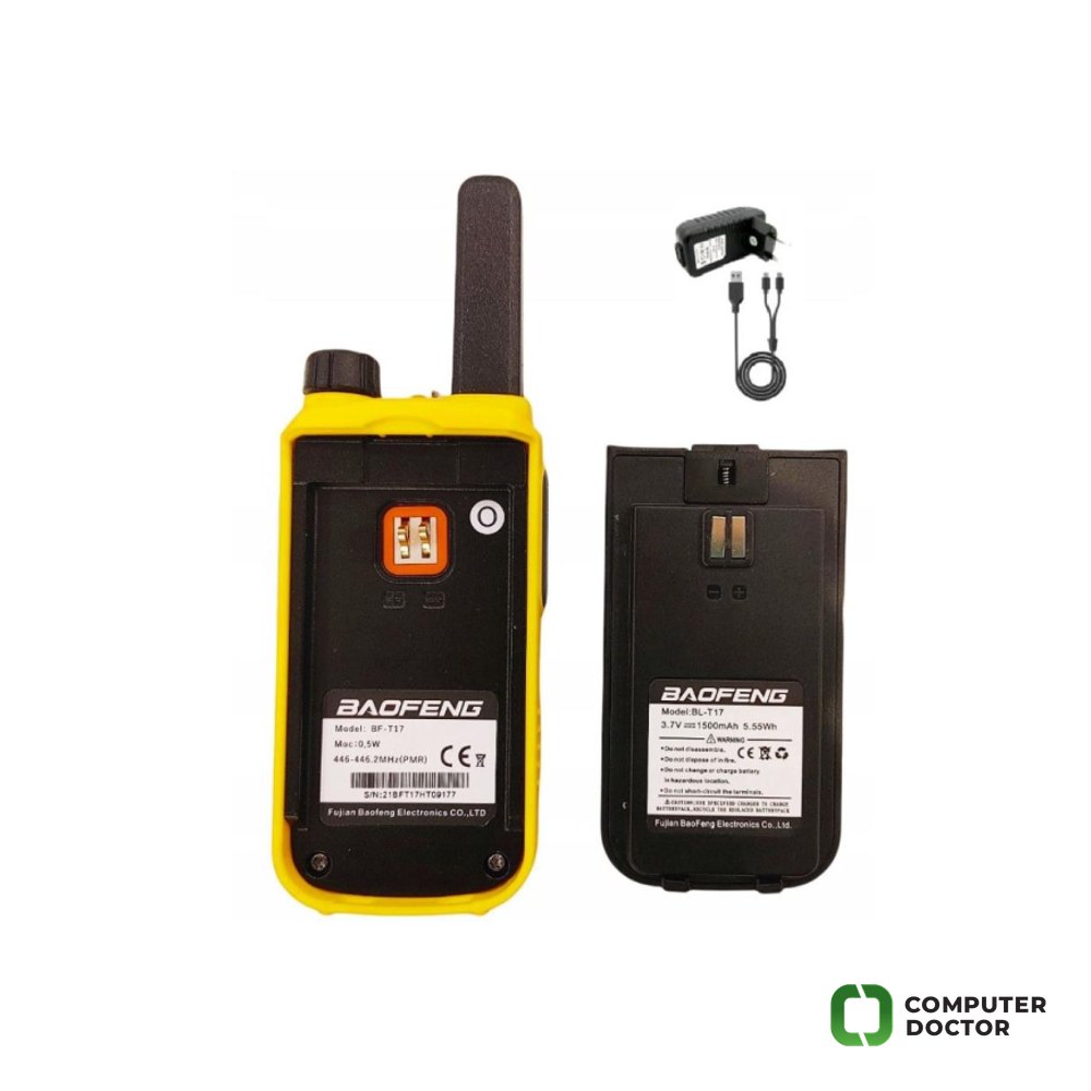 Baofeng BF-T17 žuta Radio stan
