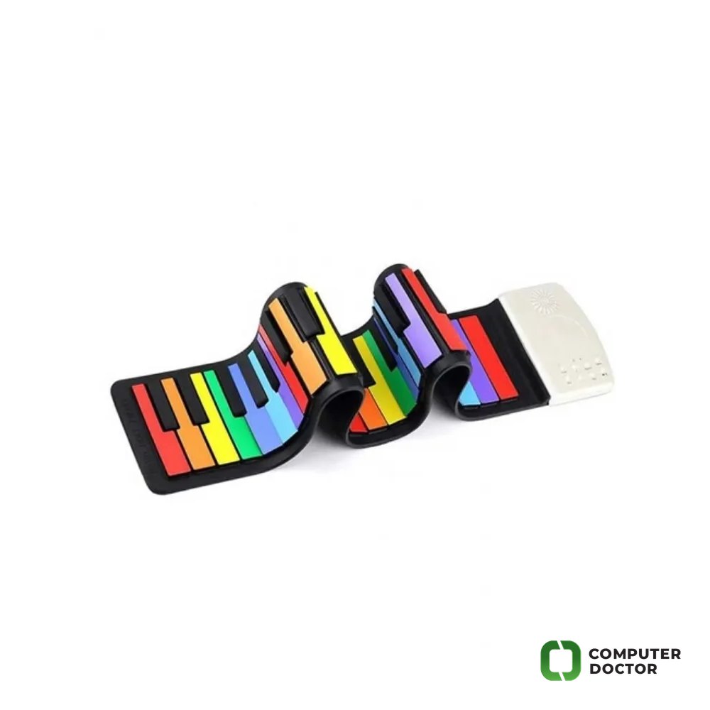 Moye Klavijatura Rainbow Roll Up Piano