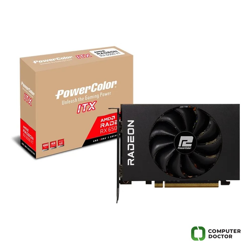 Powercolor VGA Radeon RX 6500 XT 4GB 64bit GDDR6 (HDMI, DP)