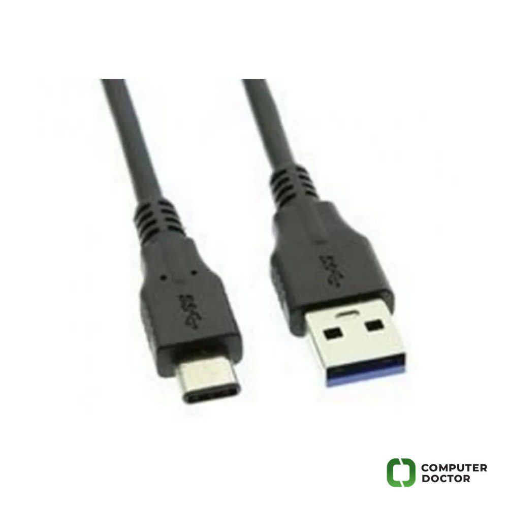 E-GREEN Kabl 3.0 USB A - USB 3.1 tip  C M/M 1m, crni