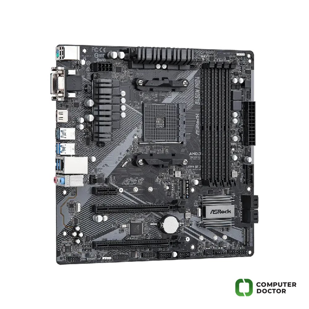 AsRock MB B450M Pro4 AM4