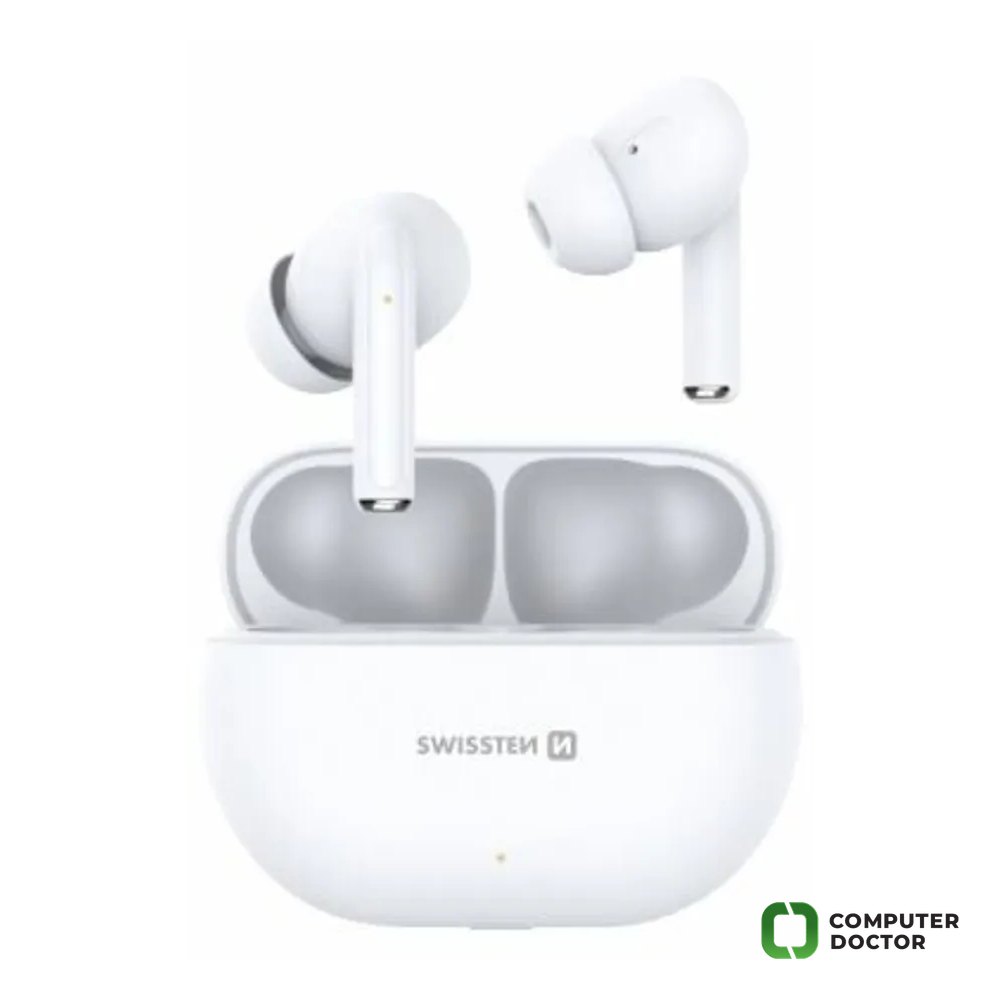Swissten Slušalice Bluetooth TWS PRO TUNE Bijele