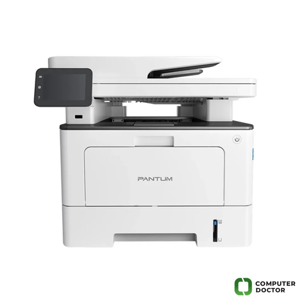 Pantum LASER Mono MFP BM5115FDW print 40ppm (A4), 3.5" touch screen, 1200x1200dpi, Copy 42cpm, , Scan 25ppm (Scan to PC, E-mail, Fax, FTP, thumb drive, IOS/Android), CPU 1.2GHz, 512MB, ADF 50-sheet, Input tray 250-sheet, Output tray 150-sheet + Multipurpose tray 60-sheet, Duplex, Network, Wireless, NFC, monthy up to 100000 pages (t